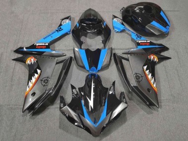 Achetez Carénages Moto Yamaha YZF 1000 R1 2007-2008 - Noir Brillant Bleu Argent Orange Blanc Requin