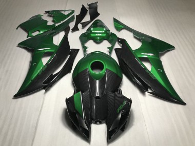 Achetez Carénage Moto Yamaha YZF R6 2008-2016 - Vert Fibre de Carbone Style