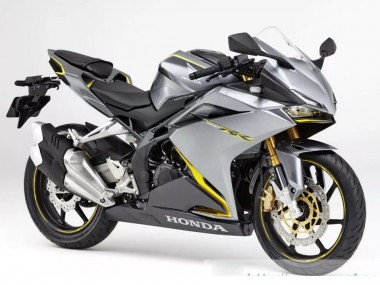 Achetez Carénages Moto Honda CBR250RR 2017-2022 - Argent Jaune Noir Mat