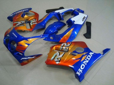 Achetez Carénages Moto Honda CBR250RR MC19 1988-1989 - Blanc Bleu Orange