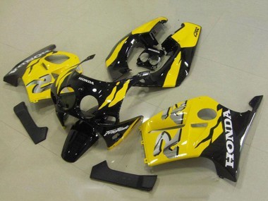 Achetez Carénages Moto Honda CBR250RR MC19 1988-1989 - Jaune Noir Brillant