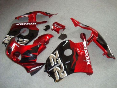 Achetez Carénages Moto Honda CBR250RR MC22 1990-1998 - Rouge Noir Brillant