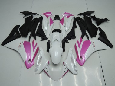 Achetez Carénages Moto Honda CBR250RR 2011-2015 - Blanc Rose Noir Mat
