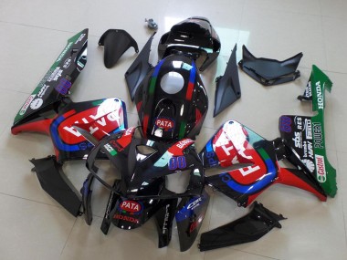 Achetez Carénages Moto Honda CBR600RR 2005-2006 - Noir Rouge Vert Pata