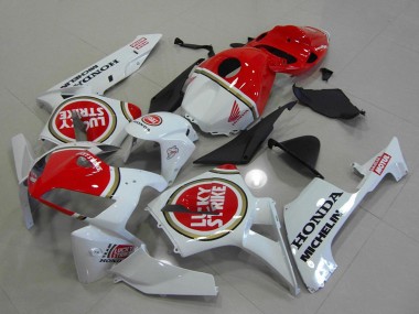Achetez Carénages Moto Honda CBR600RR 2005-2006 - Blanc Rouge Lucky Strike
