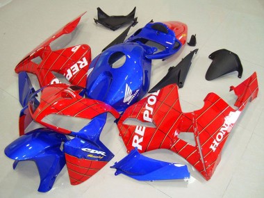 Achetez Carénages Moto Honda CBR600RR 2005-2006 - Bleu Rouge Spider Man Repsol