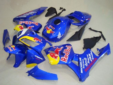 Achetez Carénages Moto Honda CBR600RR 2005-2006 - Bleu Jaune Red Bull