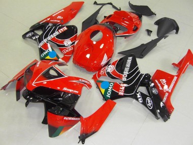 Achetez Carénages Moto Honda CBR600RR 2005-2006 - Rouge Bleu Jaune Noir Brillant JOMO