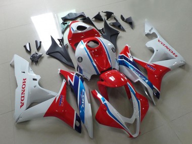 Achetez Carénages Moto Honda CBR600RR 2007-2008 - Blanc Rouge Bleu Clair HRC