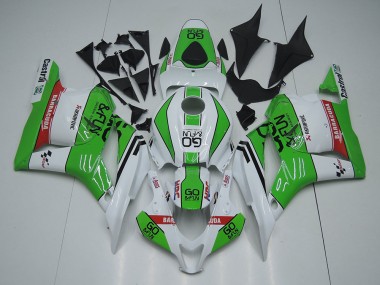Achetez Carénages Moto Honda CBR600RR 2009-2012 - Blanc Vert Rouge Go Fun