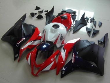 Achetez Carénages Moto Honda CBR600RR 2009-2012 - Blanc Rouge Bleu Foncé Noir Brillant