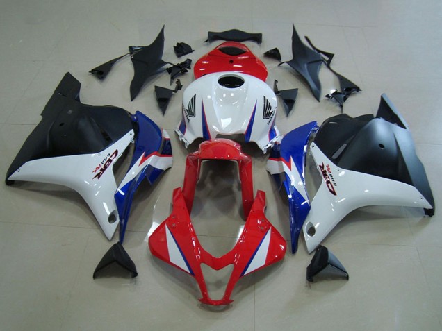Carénages Moto Honda CBR600RR 2009-2012 - Blanc Rouge Bleu Noir Mat