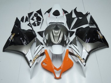 Achetez Carénages Moto Honda CBR600RR 2009-2012 - Blanc Argent Orange Noir Brillant
