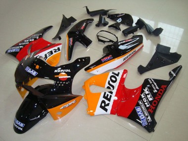 Achetez Carénages Moto Honda CBR900RR 919 1998-1999 - Orange Blanc Rouge Noir Brillant Repsol