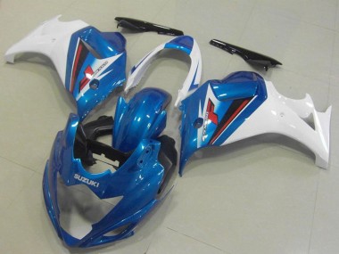 Achetez Carénages Moto Suzuki GSX650F 2008-2013 - Blanc Bleu