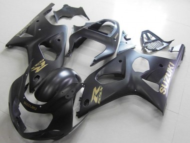 Achetez Carénages Moto Suzuki GSXR 1000 2000-2002 - Noir Mat Or Décalque
