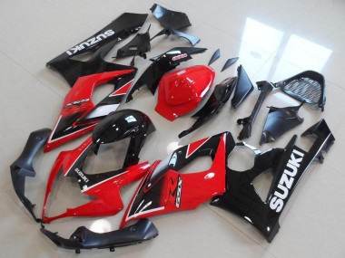 Achetez Carénages Moto Suzuki GSXR 1000 2005-2006 - Rouge Noir Brillant OEM Style