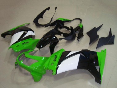 Achetez Carénages Moto Kawasaki ZX250R 2008-2012 - Vert Blanc Noir Brillant