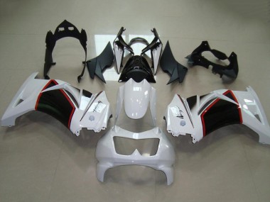 Achetez Carénages Moto Kawasaki ZX250R 2008-2012 - Blanc Rouge Noir Brillant