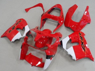 Achetez Carénages Moto Kawasaki ZX9R 2000-2001 - Rouge Blanc