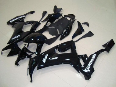 Achetez Carénage Moto Kawasaki ZX10R 2008-2010 - Noir Brillant Blanc Décalque
