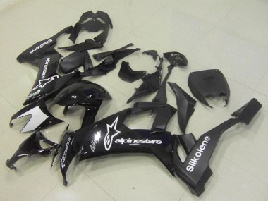 Achetez Carénages Moto Kawasaki ZX10R 2008-2010 - Noir Brillant Silkolene Star