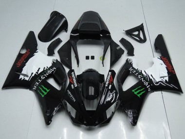 Achetez Carénages Moto Yamaha YZF R1 2000-2001 - Noir Brillant Blanc Rouge Vert Monstre