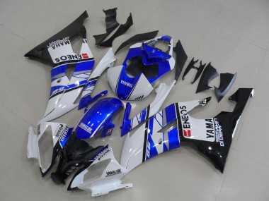 Achetez Carénages Moto Yamaha YZF R6 2008-2016 - Blanc Bleu Noir Brillant ENEOS Yamalube