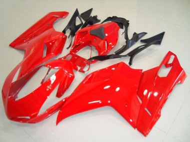 Achetez Carénages Moto Ducati 848 1098 1198 2007-2014 - Rouge