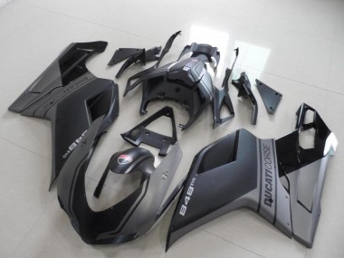 Achetez Carénages Moto Ducati 848 2007-2014 - Gris Noir Mat