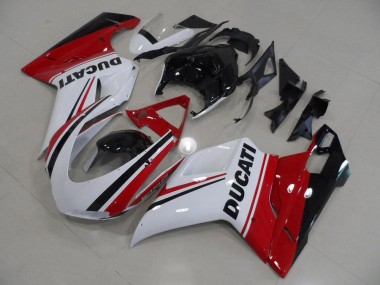Achetez Carénages Moto Ducati 1098 2007-2014 - Blanc Rouge Vert Noir Brillant