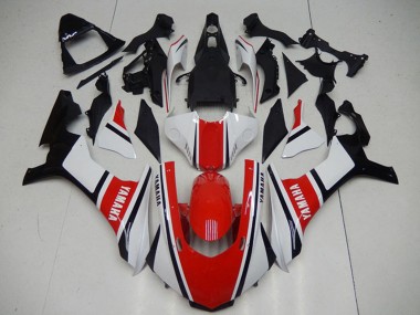Achetez Carénages Moto Yamaha YZF R1 2015-2019 - Blanc Rouge Noir