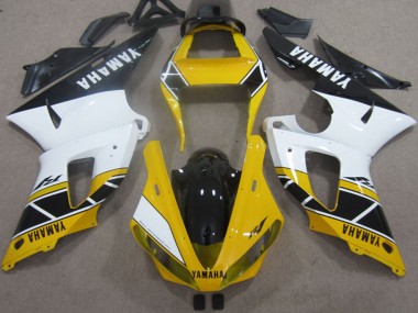 Achetez Carénages Moto Yamaha YZF R1 2000-2001 - Jaune Blanc Noir