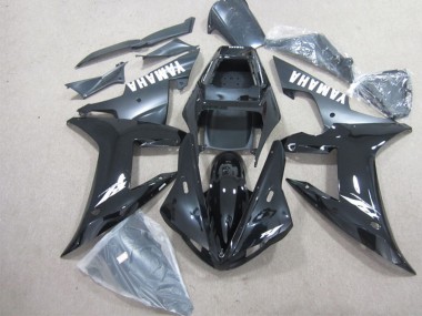 Achetez Carénages Moto Yamaha YZF R1 2002-2003 - Noir Brillant Noir Mat Blanc