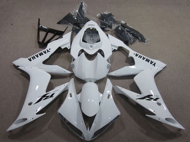 Achetez Carénages Moto Yamaha YZF R1 2004-2006 - Blanc Noir Décalque