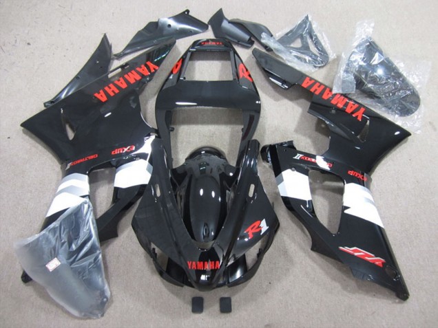 Carénages Moto Yamaha YZF R1 2009-2011 - Noir Brillant Blanc Rouge