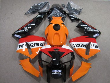 Achetez Kits Carénages Moto Honda CBR600RR 2005-2006 - Orange Blanc Rouge Noir Brillant Repsol