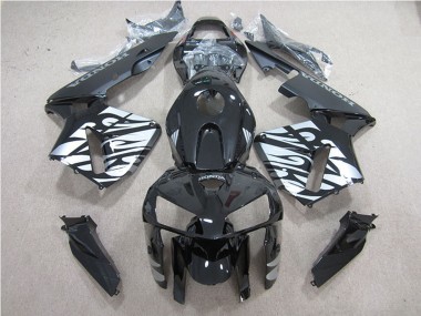 Achetez Carénage Moto Honda CBR600RR 2005-2006 - Noir Brillant Argent Flamme