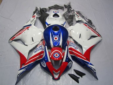 Achetez Carénages Moto Honda CBR600RR 2009-2012 - Blanc Bleu Rouge