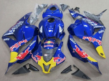 Achetez Carénages Moto Honda CBR600RR 2009-2012 - Bleu Jaune Red Bull