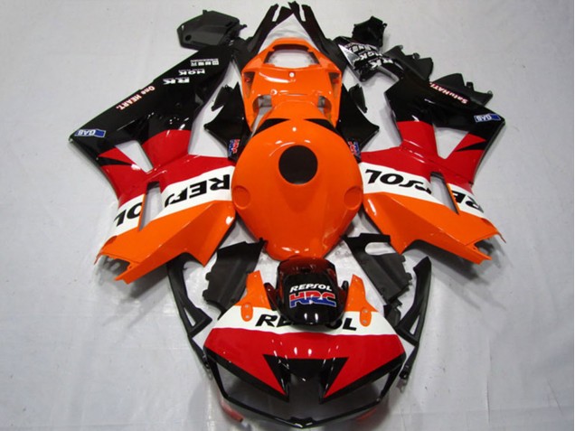 Kits Carénages Moto Honda CBR600RR 2013-2023 - Orange Blanc Rouge Noir Brillant Repsol