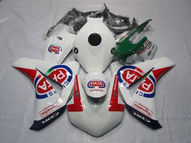 Achetez Carénages Moto Honda CBR1000RR 2008-2011 - Blanc Rouge Bleu Pata