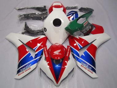 Achetez Carénages Moto Honda CBR1000RR 2008-2011 - Blanc Rouge Bleu Courses