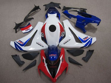 Achetez Kits Carénages Moto Honda CBR1000RR 2008-2011 - Blanc Rouge Bleu HRC