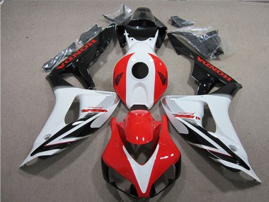 Achetez Carénages Moto Honda CBR1000RR 2006-2007 - Blanc Rouge Noir Brillant Fireblade