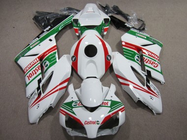 Achetez Carénages Moto Honda CBR1000RR 2004-2005 - Blanc Rouge Vert Castrol