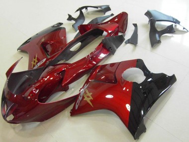 Achetez Carénages Moto Honda CBR1100XX Blackbird 1996-2007 - Bonbon Rouge Noir Brillant