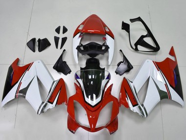 Achetez Carénages Moto Honda VFR 800 2002-2013 - Blanc Rouge Noir Brillant