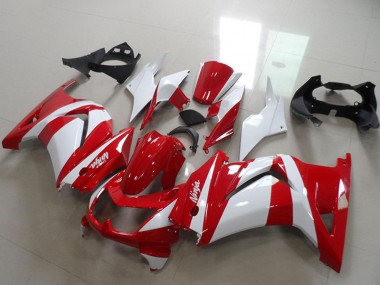 Achetez Carénages Moto Kawasaki ZX250R 2008-2012 - Blanc Rouge