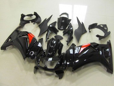 Achetez Carénages Moto Kawasaki ZX250R 2008-2012 - Noir Brillant Rouge